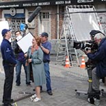 Sur le tournage de "Melting Pot Café"