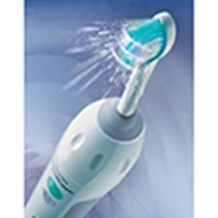 "Avez-vous déjà essayé avec une brosse à dents électrique?"