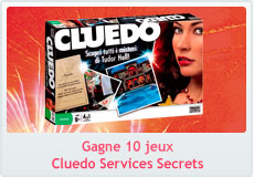 Gagne 10 jeux Cluedo Services Secrets